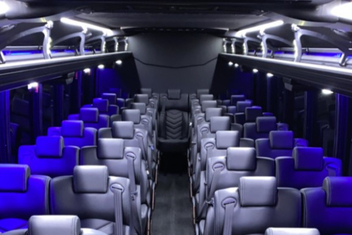 Cleveland Charter Bus Interior