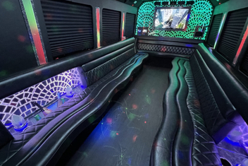 Cleveland Limo Bus Interior