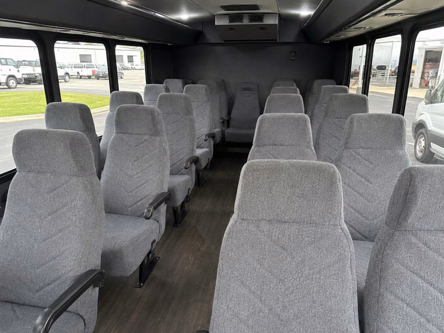 15 passenger minibus interior