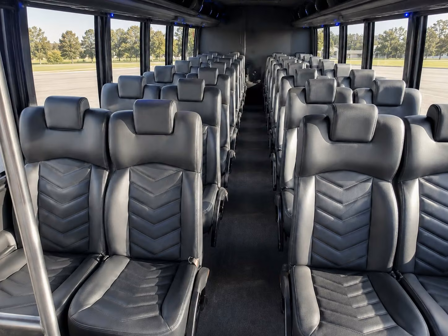 18 passenger minibus inside