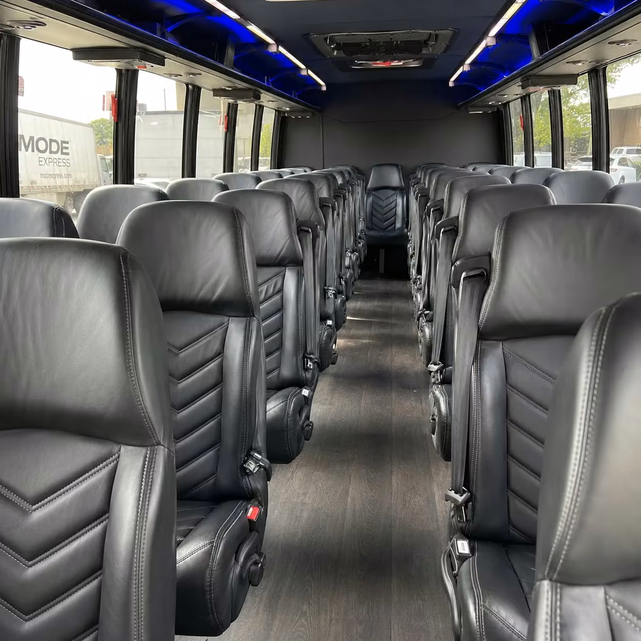 25 passenger minibus inside