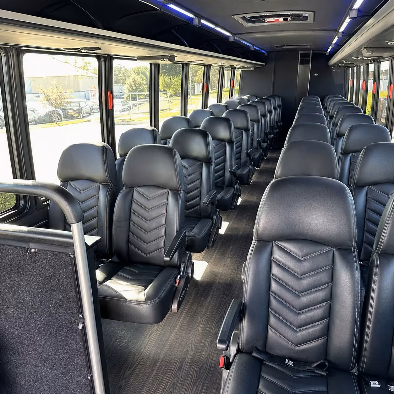 28 passenger minibus interior