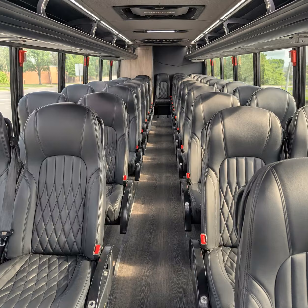 30 passenger minibus inside