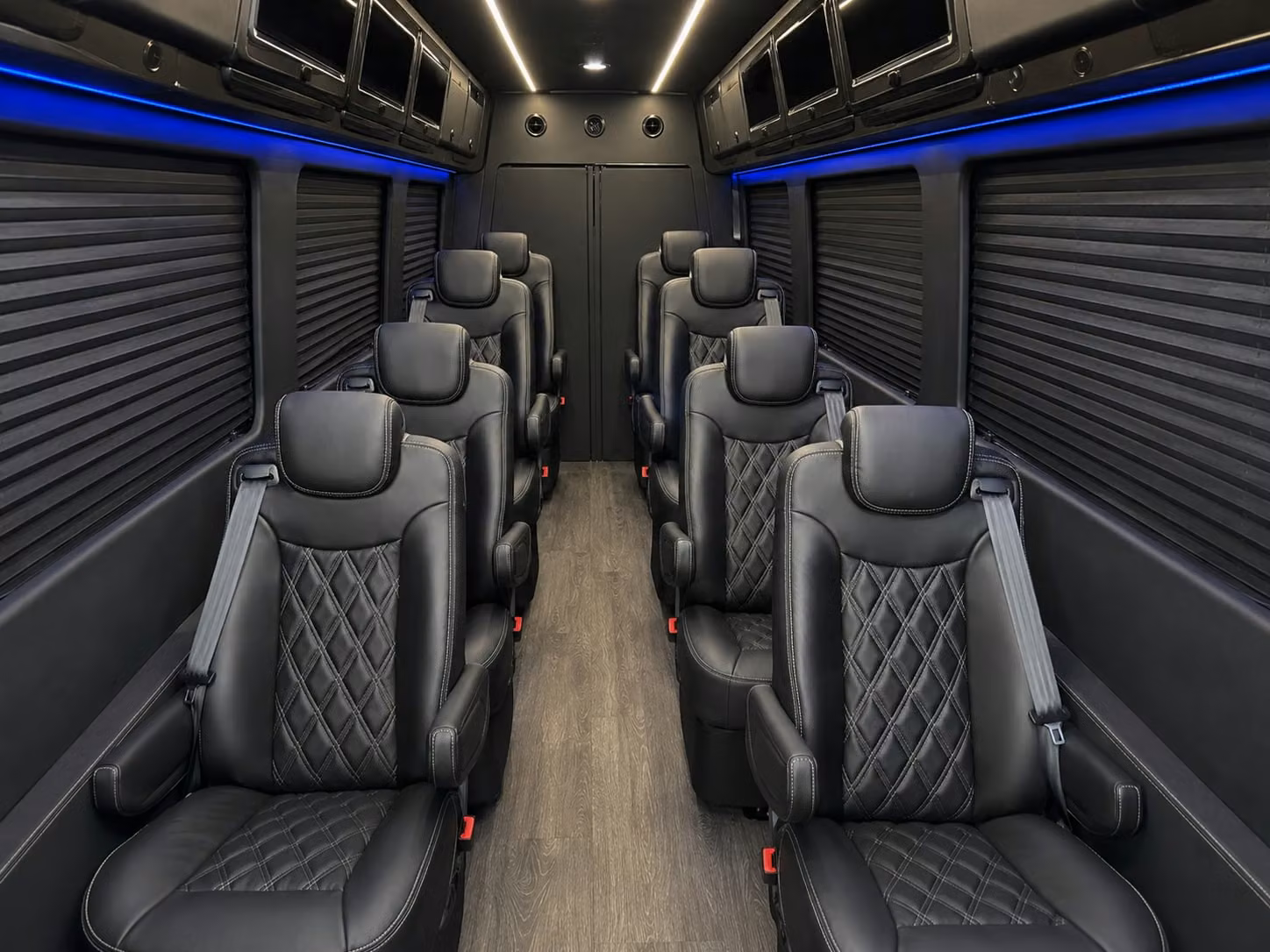 sprinter van with driver interior