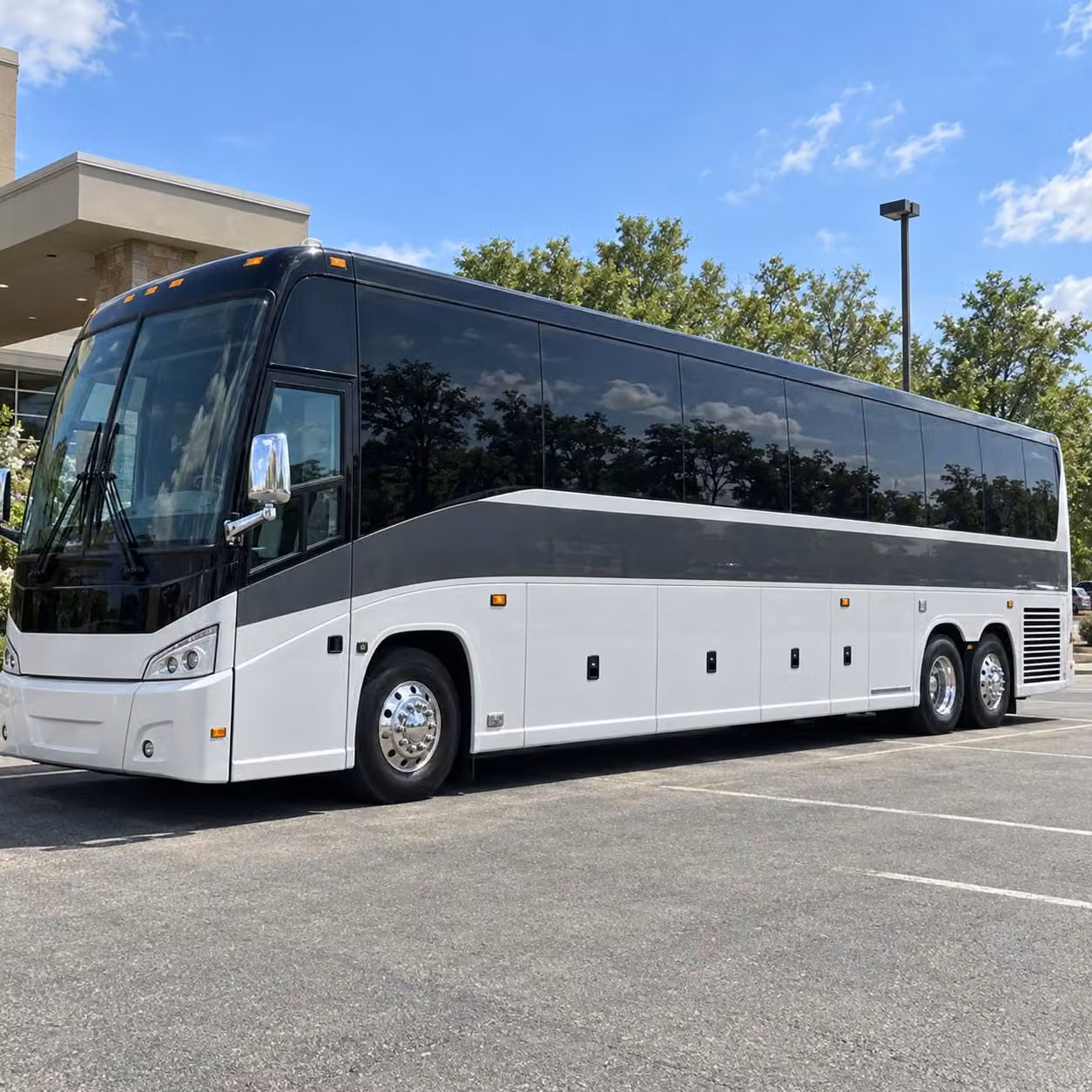 through a network of bus companies booking corporate shuttles in cleveland is easy